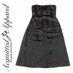 Banana Republic Little Black Dress Strapless Midi